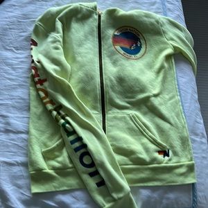 Perfect condition aviator nation neon sweatshirt